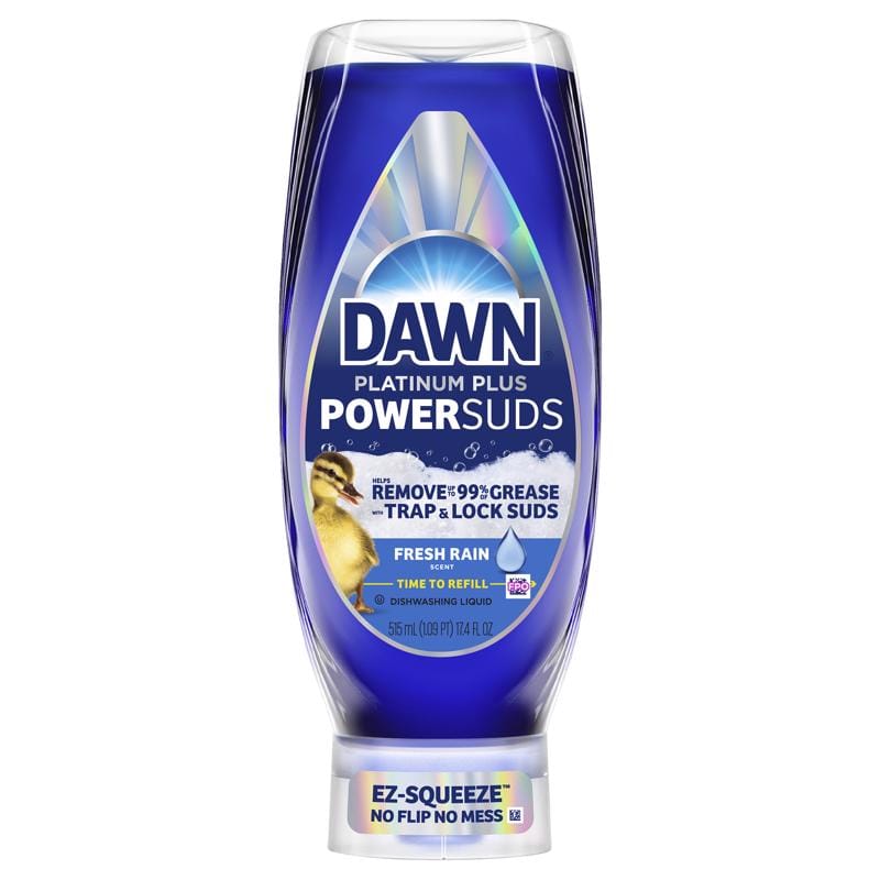 Dawn 80814822 PowerSuds Fresh Scent Liquid Dishwashing Liquid 17.4 oz 1 pk