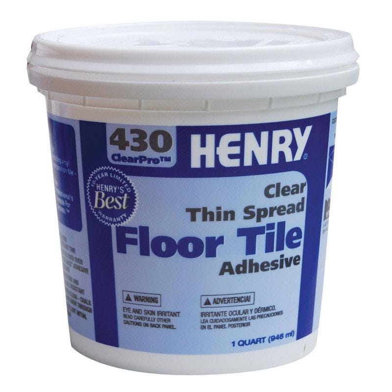 Henry 12097 430 ClearPro Floor Tile Adhesive 1 qt