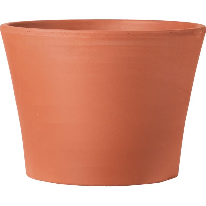 Deroma 70U20PZZ 6 in. H X 7.5 in. W Clay Standard Planter Terracotta