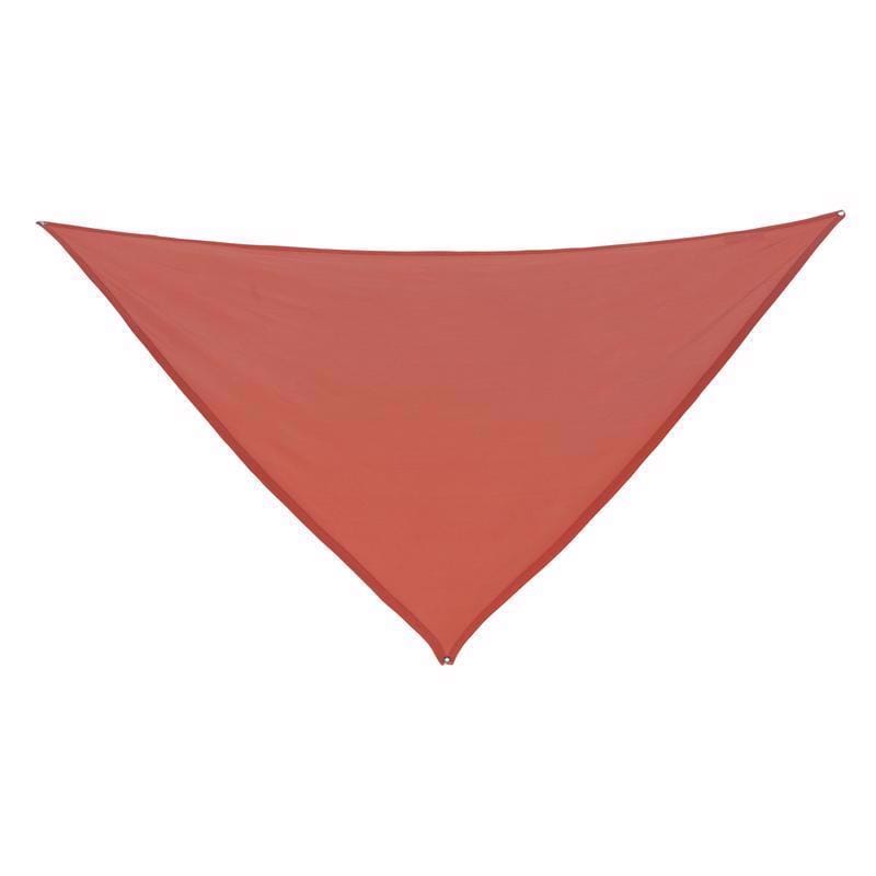 Coolaroo 450793 Ready-To-Hang Polyethylene Shade Sail Triangle Shade Sail Canopy 10 ft. H X 10 ft. W X 10 f