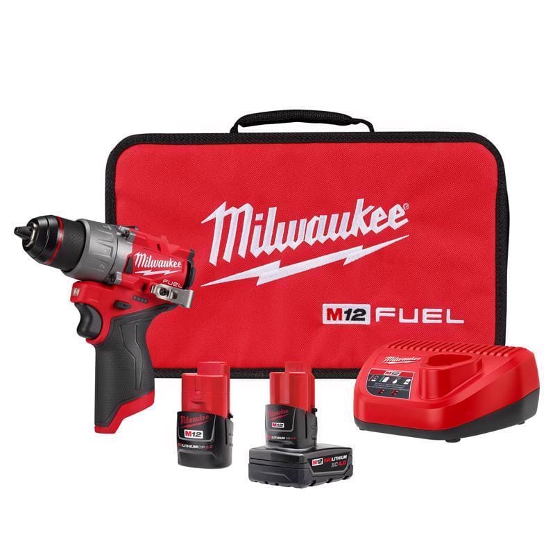 Milwaukee 3403-22 M12 FUEL 1/2 in. Brushless Cordless Drill/Driver Kit (Battery & Charger)