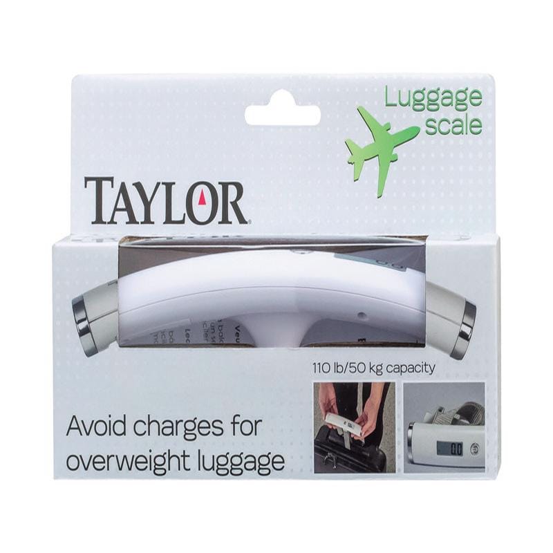 Taylor 81234A White Luggage Scale