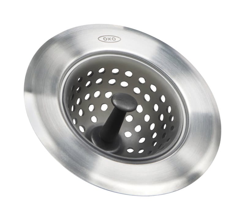Oxo Good Grips 1308200X1 Satin Silicone Kitchen Sink Strainer