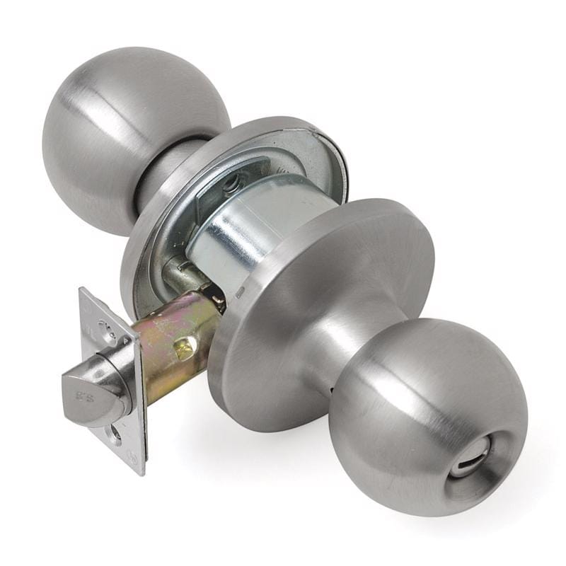 Tell CL100005 Cortland Satin Chrome Privacy Lockset 1-3/4 in.