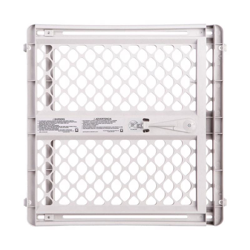 North States 8615 Gray 26 in. H X 26-42 in. W Plastic Child Safety Gate