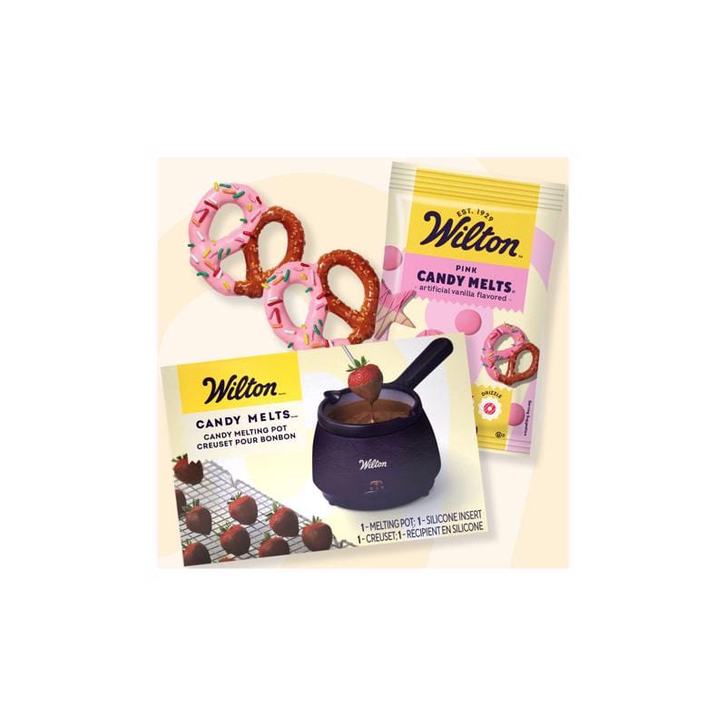 Wilton 191002010 2.5 cups Ceramic Chocolate Melting Pot