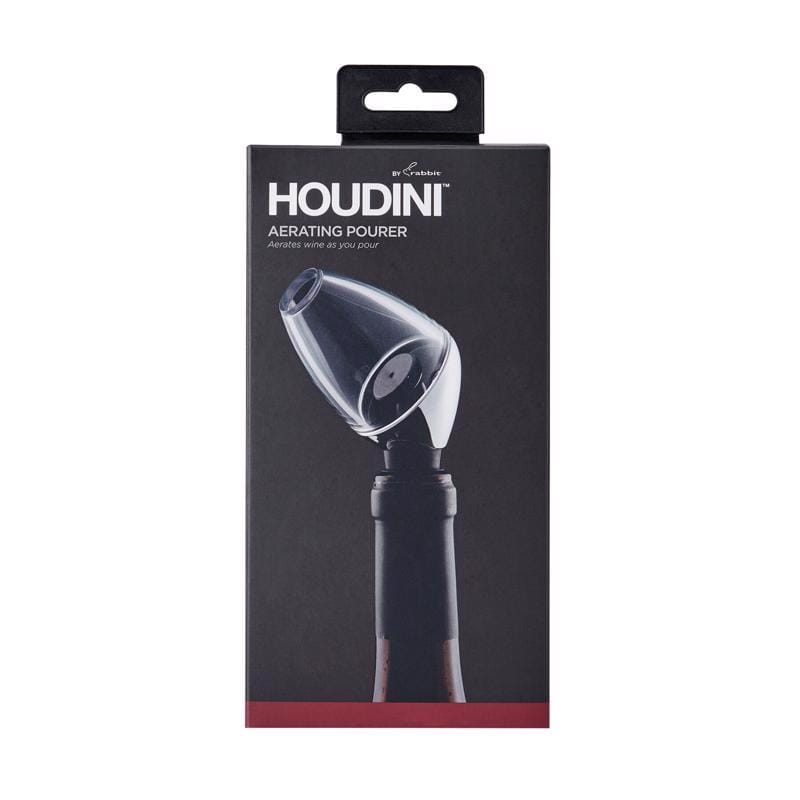 Houdini W9112 Deluxe 16 oz Silver Chrome Aerating Wine Pourer