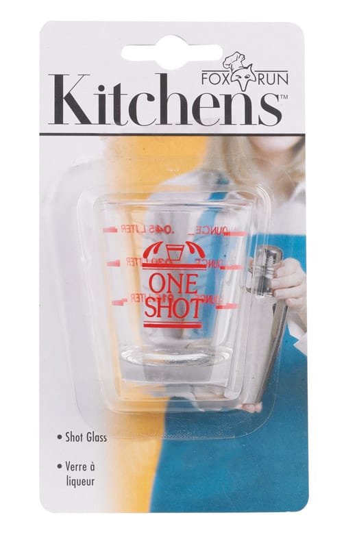 Fox Run 5028 Kitchens 1.5 oz Clear Glass Shot Glass