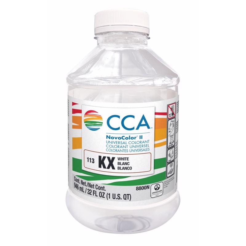 Cca 076.008800N.005 NovoColor II White Paint Colorant 1 qt