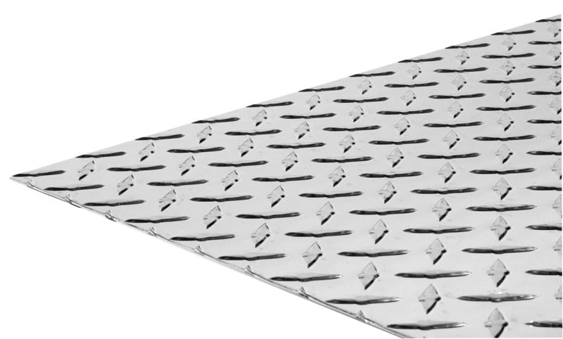 Steelworks 11254 0.07 in. X 12 in. W X 24 in. L Bright Aluminum Diamond Tread Plate