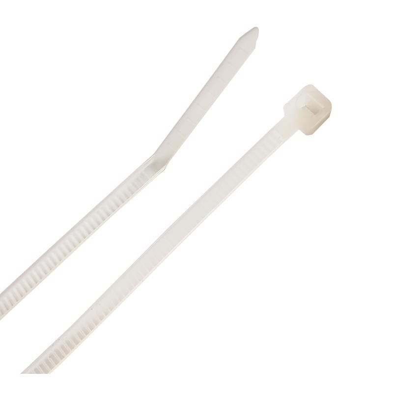 Steel Grip M-100-4-N40 4 in. L White Cable Tie 40 pk