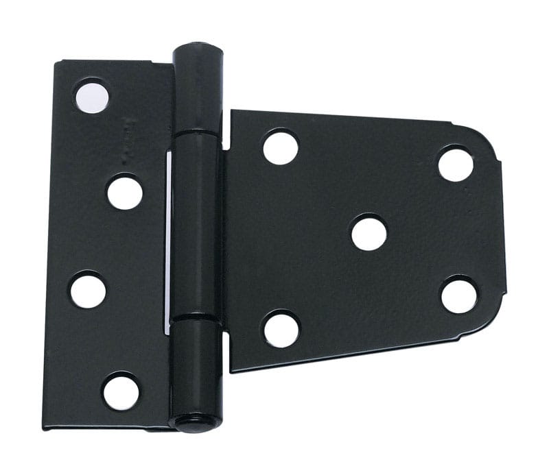 National Hardware N220-129 3.5 in. L Black Steel Extra Heavy Gate Hinge 2 pk