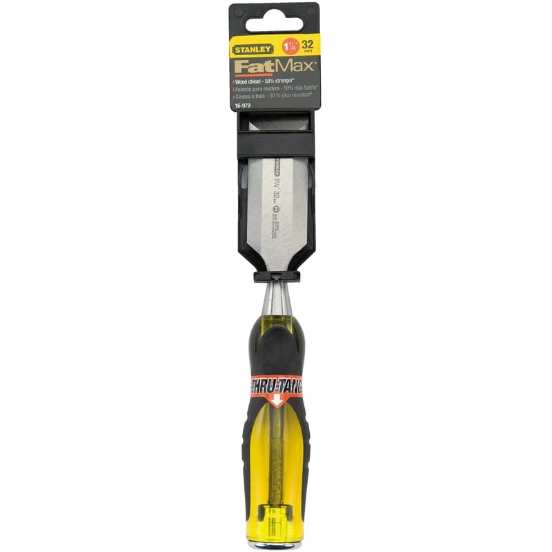 Stanley 16-979 FatMax Thru-Tang 1-1/4 in. W Wood Chisel 1 pk