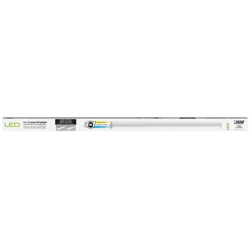 Feit Electric STRP4X24WYLEDV2 Feit 48 in. L White Hardwired LED Strip Light 4500 lm