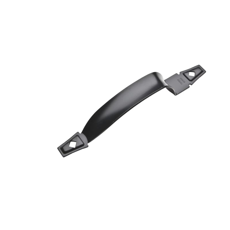 National Hardware N214-078 10.2 in. L Black Steel Pull Handle