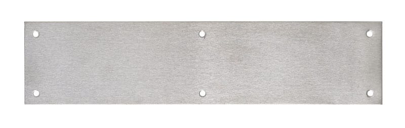 Tell DT100072 3-1/2 in. H X 15 in. L Brushed Stainless Steel Stainless Steel Push Plate