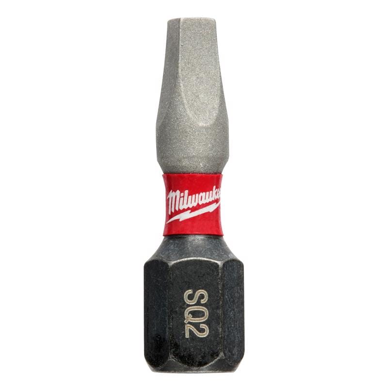 Milwaukee 48-32-4605 Shockwave Square #2 X 1 in. L Screwdriver Bit Steel 5 pk