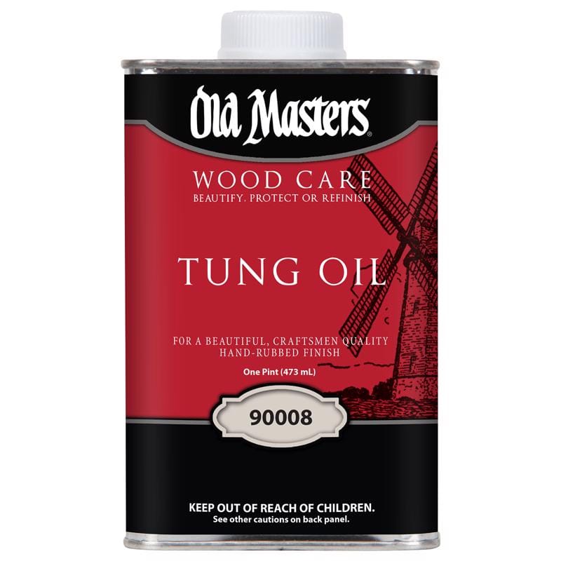Old Masters 90008 Wood Care Clear Tung Oil 1 pt