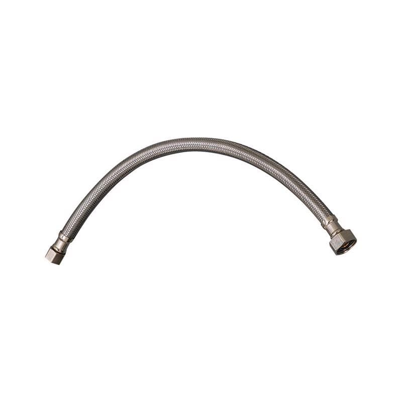 Plumb Pak PP23802 3/8 in. Compression X 1/2 in. D FIP 16 in. Stainless Steel Faucet Supply Line