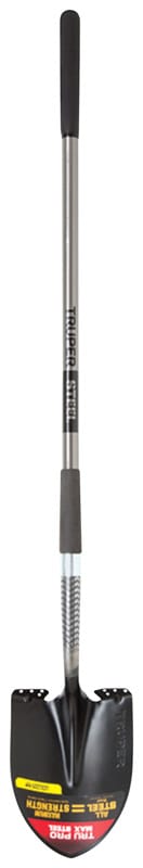 Truper PRL-ST Tru Pro 58 in. Steel Round Digging Shovel Steel Handle
