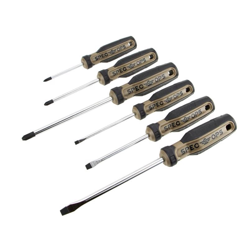Spec-Ops SPEC-S-6PK Screwdriver Set 6Pc