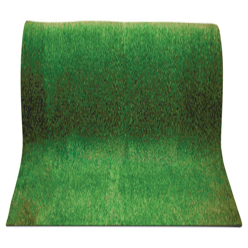 Multy Home MT1004417EA 100 ft. L X 72 in. W Green Nonslip Grass Runner