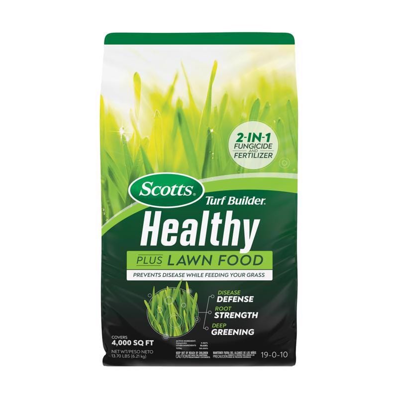 Scotts 26031 Turf Builder Healthy Moss and Fungus Control Lawn Food For Multiple Grass Types 4000 sq ft