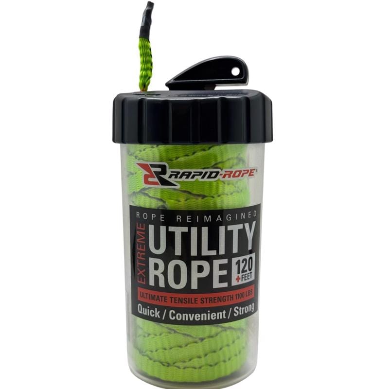 Rapid Rope RRCG26089 3/8 in. D X 120 linear ft L Neon Green Braided Polyester Rope