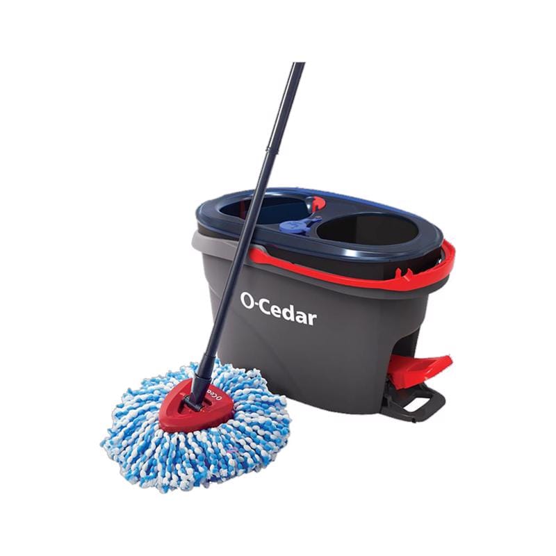 O-Cedar 168534 EasyWring Rinse Clean 12 in. W Spin Mop with Bucket