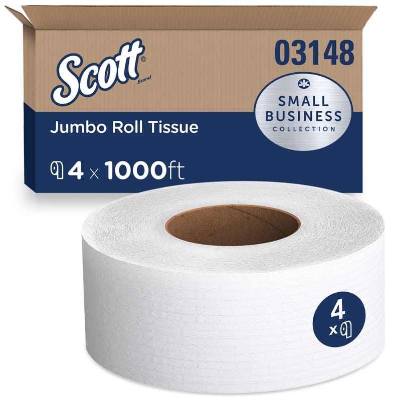 Scott 03148 Toilet Paper 4 Rolls 1000 ft.