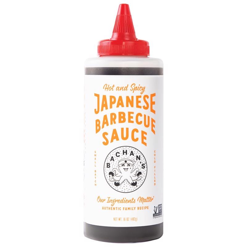 Bachan'S 88308 Hot and Spicy Japanese Teriyaki BBQ Sauce 16 oz