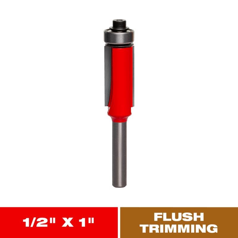 Diablo DR42104 1/2 in. D X 2-13/16 in. L Carbide Bearing Flush Trim Bit