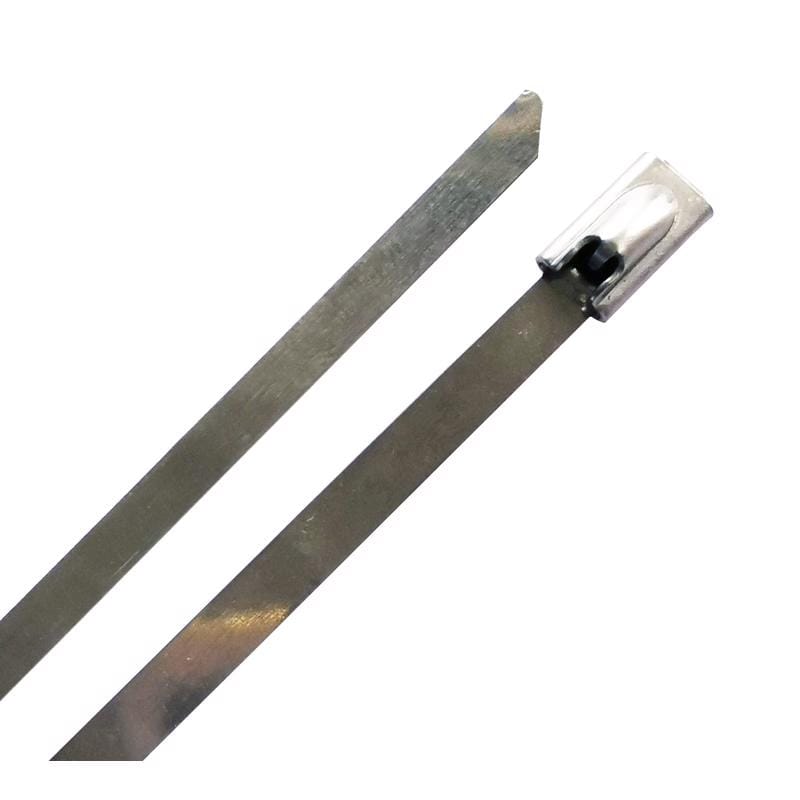 Steel Grip SS-S-280-11-10 11 in. L Silver Cable Tie 10 pk