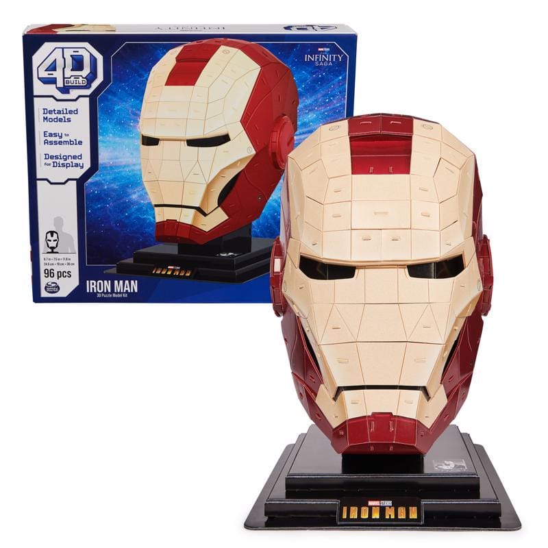 4D Build 6068734 Iron Man 4D Puzzle Multicolored 96 pc
