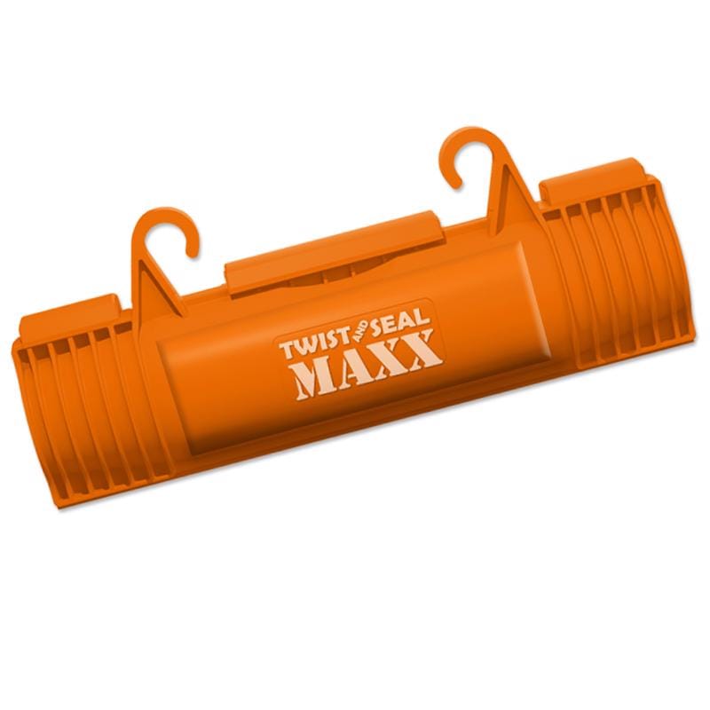 Twist And Seal TSMX-OR Maxx Cord 4.5 in. D X 10 in. L Cord Protector 1 pk