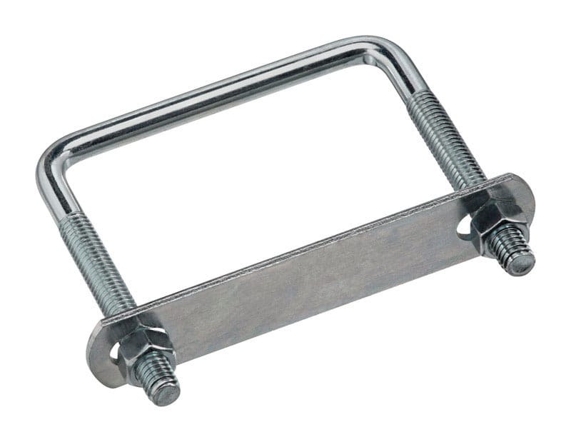 National Hardware N244-996 3/8 in. X 3-5/8 in. W X 4 in. L Coarse Zinc-Plated Steel Square U-Bolt