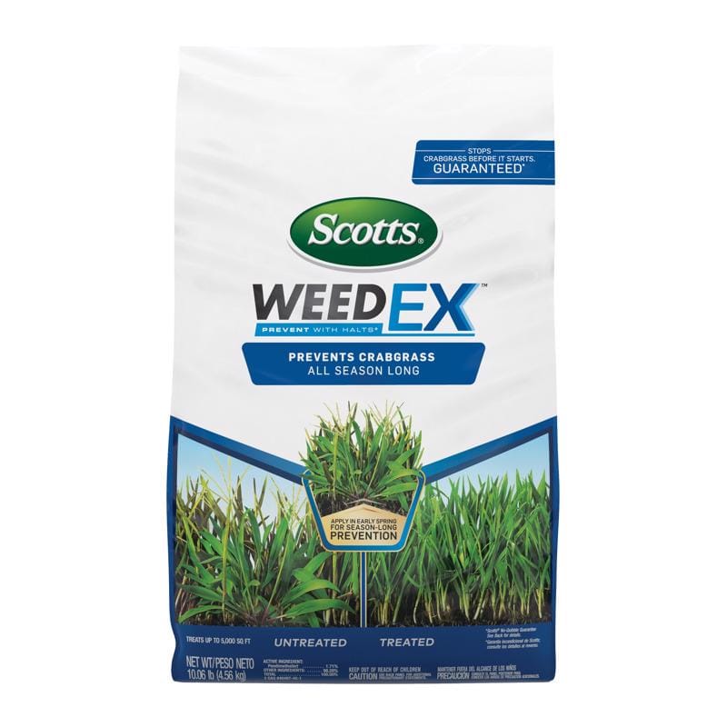 Scotts 49024 WeedEx Prevent with Halts Weed Preventer Granules 10 lb