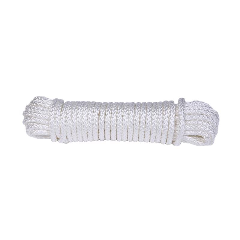 Koch 5230825 White Diamond Braided Nylon White #8 50'