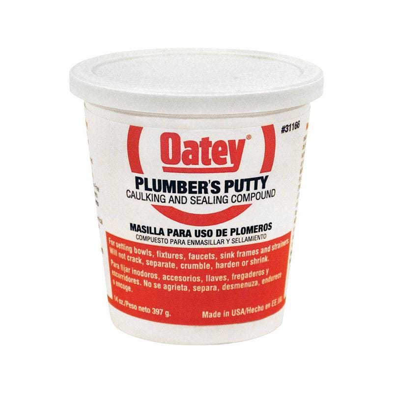 Oatey 31166 White Plumbers Putty 14 oz