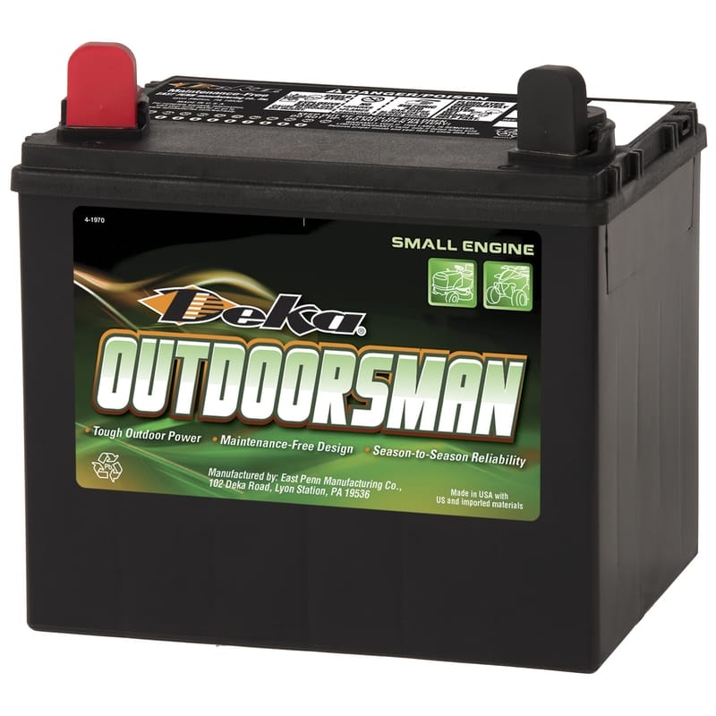 Outdoorsman 11U1L Deka Outdoorsman 350 CCA 12 V Lawn and Garden Battery