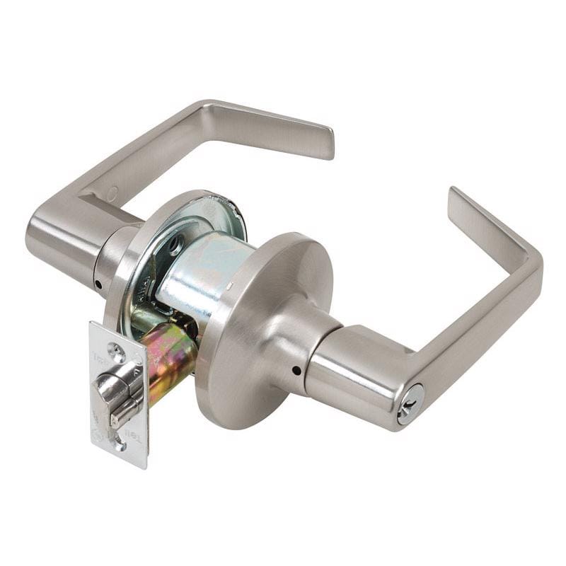 Tell CL100201 Cortland Satin Chrome Entry Door Knob 2 in.