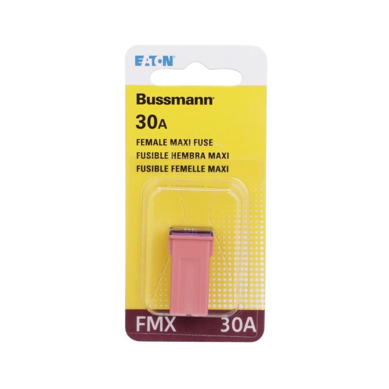 Bussmann BP/FMX-30-RP 30 amps FMX Pink Female Maxi Fuse 1 pk