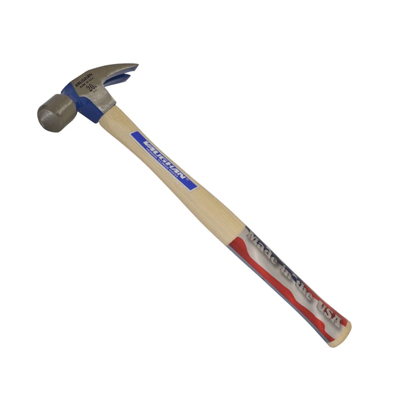 Vaughan 999L 20 oz Smooth Face Rip Claw Hammer 16 in. Hickory Handle