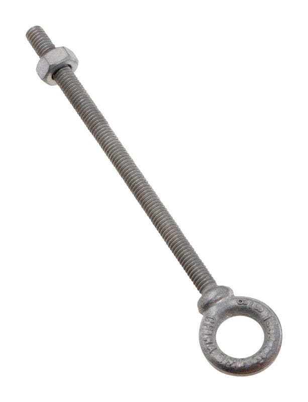 National Hardware N245-142 3/8 in. X 7.46 in. L Galvanized Forged Steel Eyebolt Nut Included
