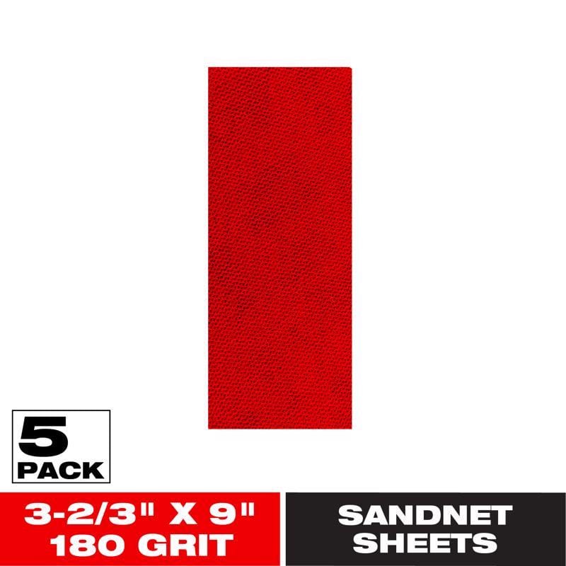 Diablo DNS323150S05G SandNET 9 in. L X 3-2/3 in. W 150 Grit Ceramic Blend Sanding Sheet 5 pk
