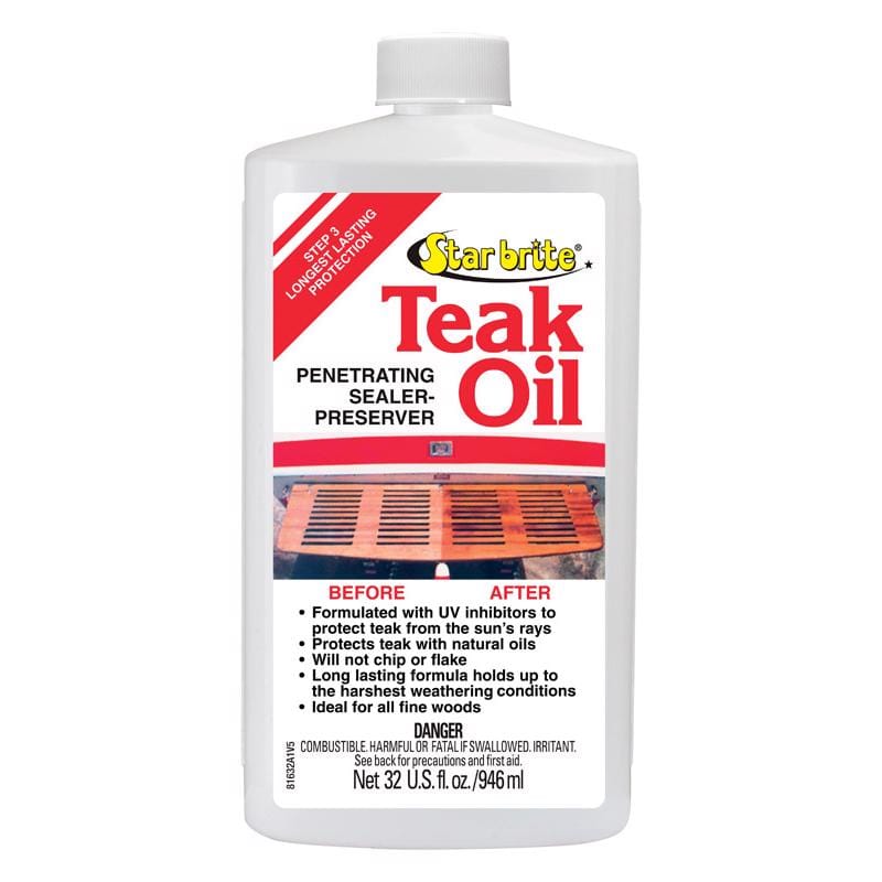 Star Brite 81632 Teak Oil Liquid 1 qt