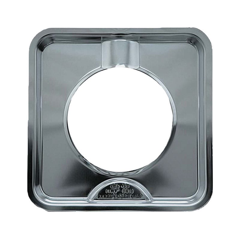 Range Kleen SGP-400 Chrome Drip Pan 7.5 in. W X 7.5 in. L