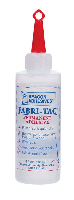 Beacon BBCS12FT4 Liquid Crystal Clear Fabric Adhesive 4 oz