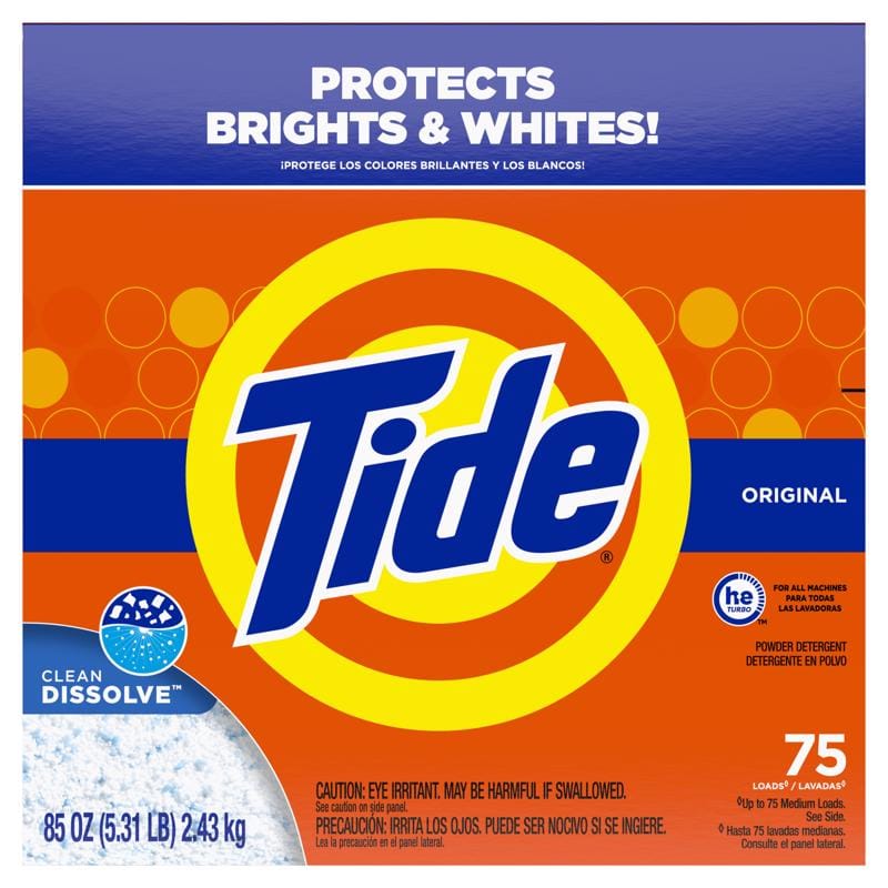 Tide 80811552 Original Scent Laundry Detergent Powder 85 oz 1 pk