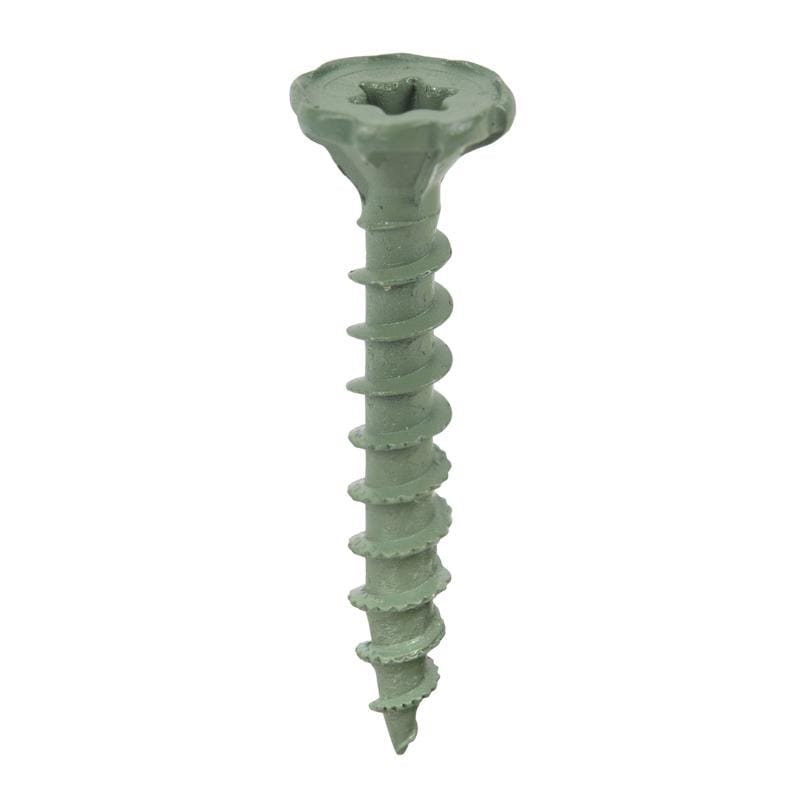 Backer-On 23500 No. 9 X 1-1/4 in. L Star Flat Head Serrated Cement Board Screws